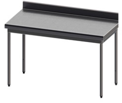 TABLE ADOSSÉE AVEC ETAGÈRE BASSE